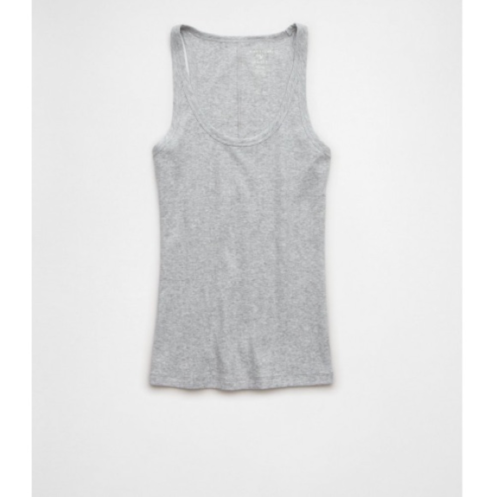COPY - COPY - American Eagle Outfitters Gray Fitted Sleeveless Tank Top
